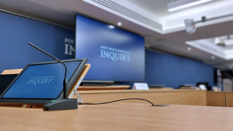 Image of the inquiry hearing room